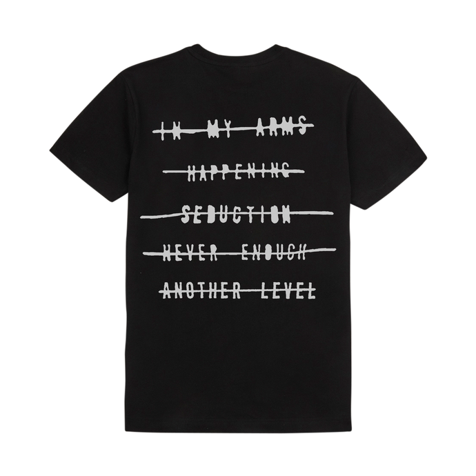 Track Titles tee black